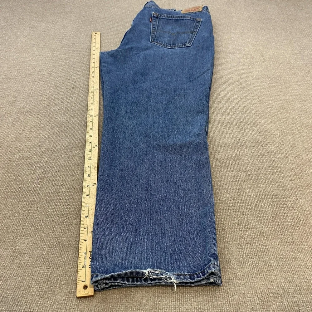 Levis Jeans Mens 40x30 Blue Medium 550 Relaxed Fit Tapered Leg Denim Dad Pants